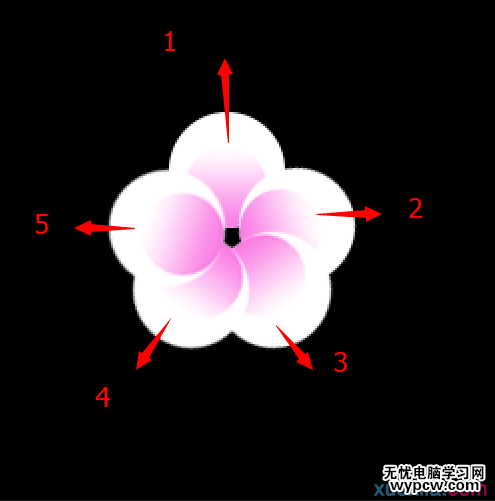 七夕节用PS创建清新雅致的樱花效果字体