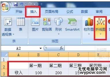 excel2007折线图的制作教程