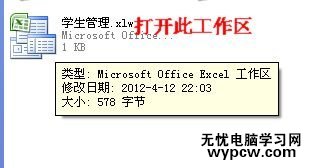 怎样在Excel2007中保存工作区