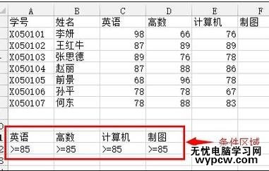 excel2013高级筛选的使用方法