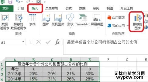 怎么在Excel中制作环形图_在Excel中制作环形图的方法步骤