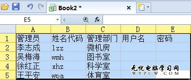 WPS表格快速生成用户名和密码实用技巧