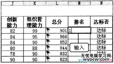 excel2010排名次教程