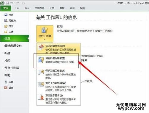 excel2010如何设置密码的方法