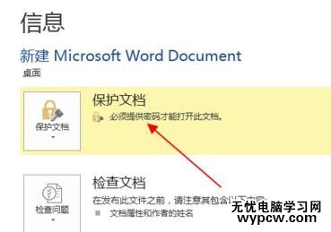 word2013中如何进行加密保护