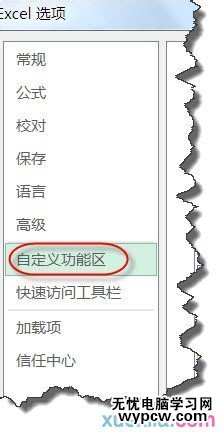 excel2013 自定义选项卡的方法