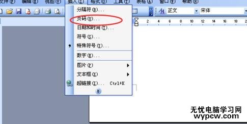 在word中设置页码的两种方法