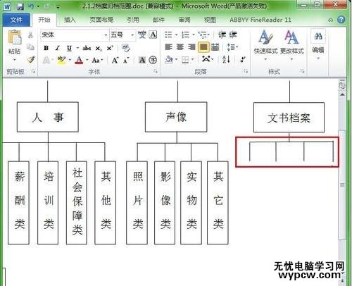 如何用word画结构图