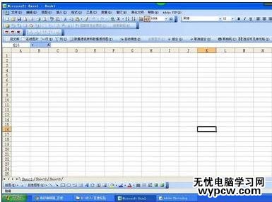 excel2010隐藏行号列标的教程