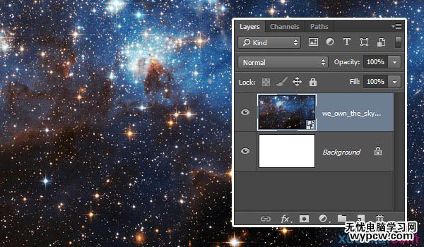 Photoshop制作大气的金色星战标题立体字教程