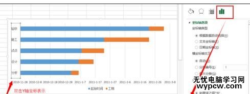 excel2013制作甘特图的教程