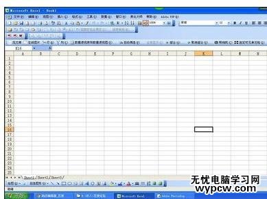 excel2010隐藏行号列标的教程