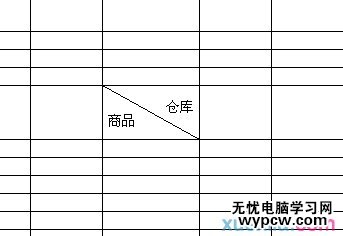 excel2010加斜线的教程