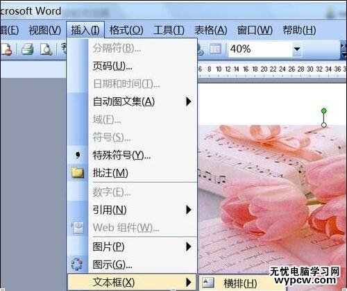 word2007如何制作妇女节电子贺卡