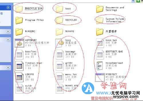 C盘隐藏文件