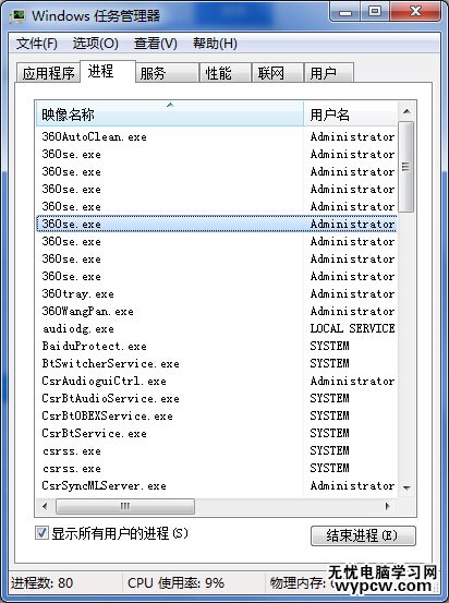 360se.exe进程占用CPU过高原因