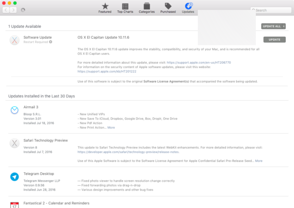 苹果发布OS X 10.11.6正式版/macOS Sierra开发者预览版Beta3固件更新