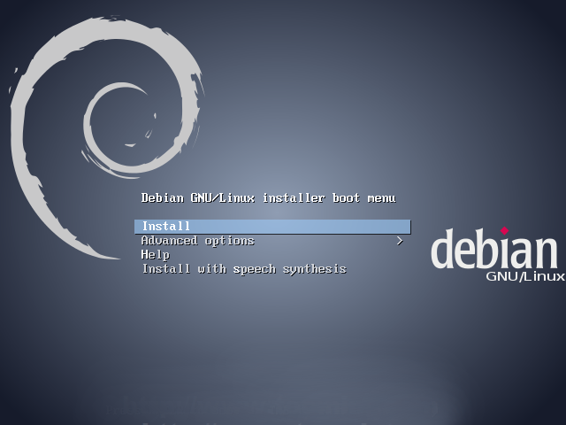 Select Debian Install