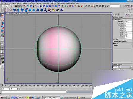 用MAYA快速制作眼球的方法 武林网 MAYA材质灯光