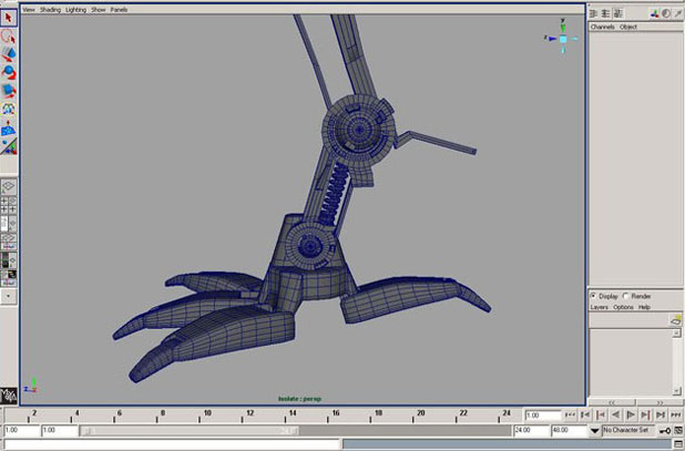 Maya制作卡通机械鸟 武林网 MAYA角色动画教程