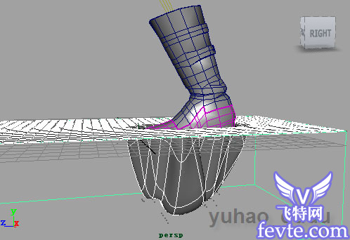 Maya动力学制作雪地里的脚印 武林网 MAYA角色动画教程