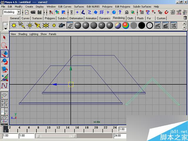 MAYA制作卡通建筑 武林网 MAYA建模教程
