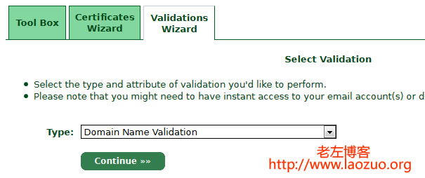 Domain name validation