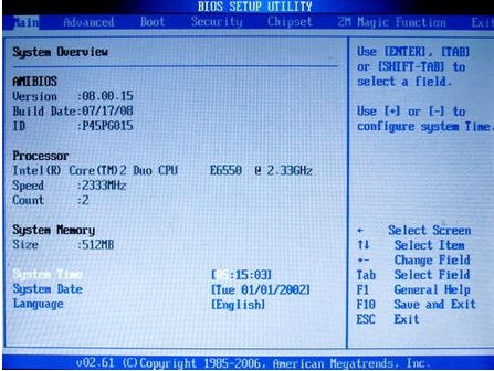 BIOS 中英文对照表 BIOS设置参考