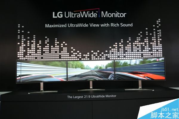 38寸还三联屏！LG 21:9曲面超宽屏显示器图赏