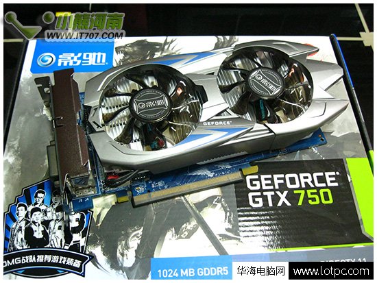 影驰GTX750黑将