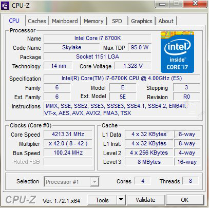 CPU-Z检测