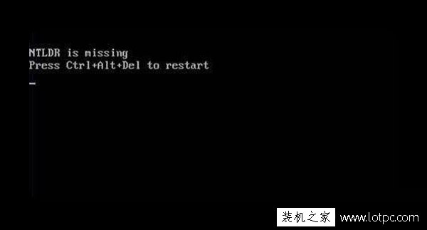 Windows系统启动不了如何修复？Bootmgr/NTLDR is missing解决方法