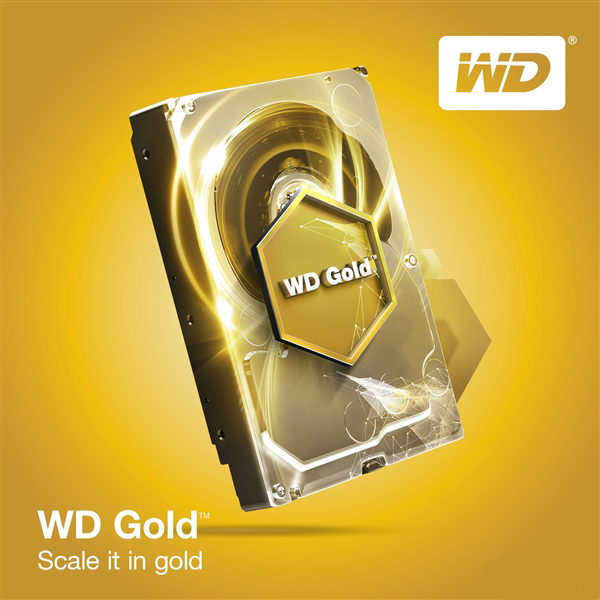 西部数据推出金盘(Gold)：数据中心专用