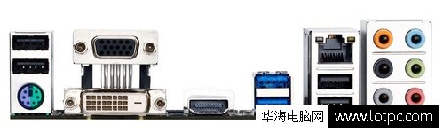 技嘉B85-HD3背面接口