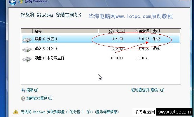 选择c盘安装win7系统 没有光驱怎么装win7