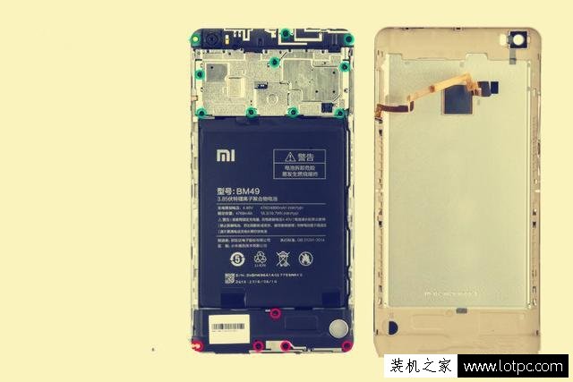 小米max拆机图解教程 小米max手机拆解做工评测
