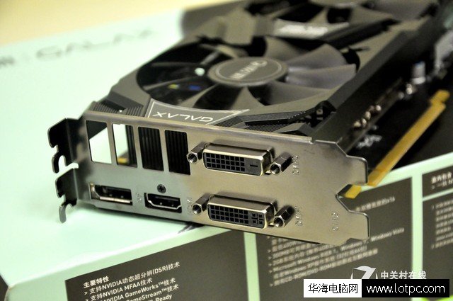 影驰GTX960黑将接口部分 专门玩游戏的显卡