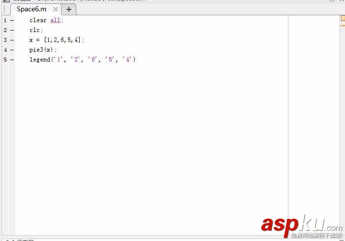 MATLAB,空间条形图,空间饼图