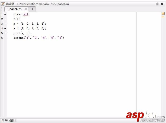 MATLAB,空间条形图,空间饼图