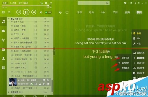 酷狗音乐,投影