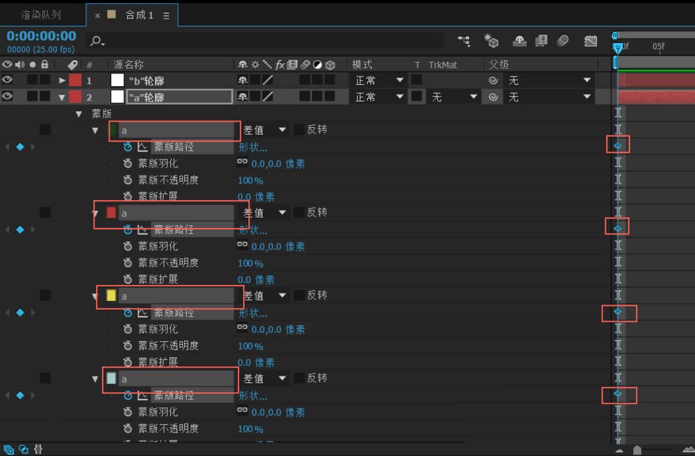 ae,文字,动