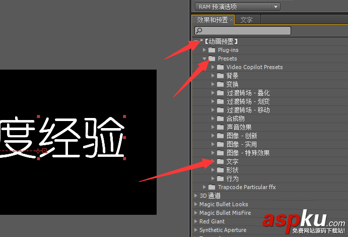 AE,文字,动画