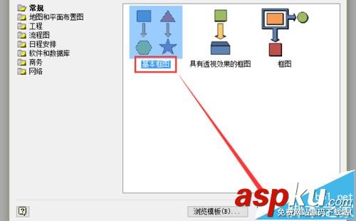 visio,饼状图