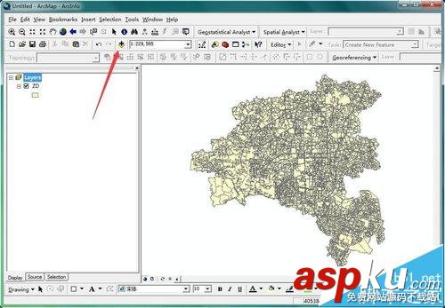 ArcMap地图的显示方式由米改成经纬度的详细教程