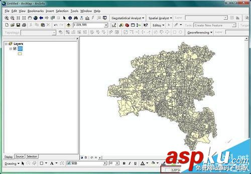 ArcMap地图的显示方式由米改成经纬度的详细教程