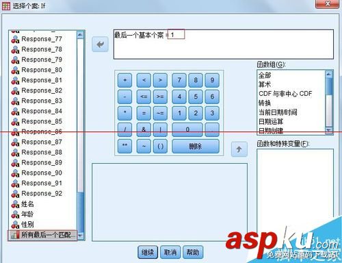 spss删除重复个案,spss标识重复个案,spss加权个案,spss选