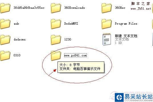 鼠标放置在文件夹上默认仅显示文件大小信息
