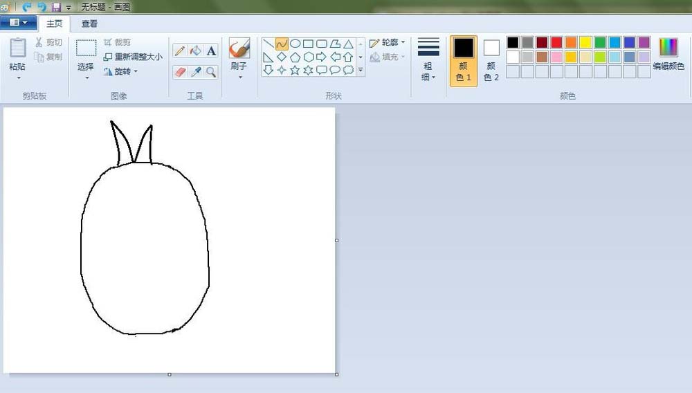 画图工具,菠萝