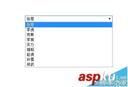 Axure,下拉框