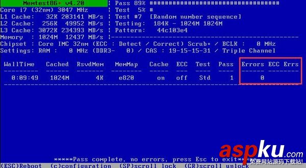 内存检测工具Memtest使用方法(图文教程) Memtest,内存检测工具